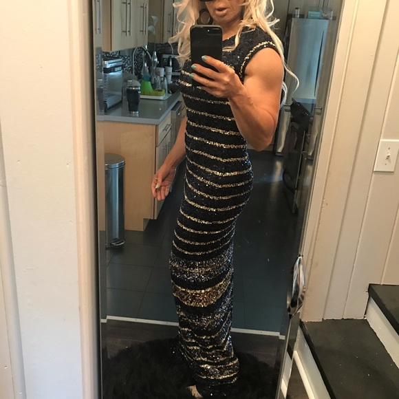 Calypso St. Barth Francena sequined maxi dress M
